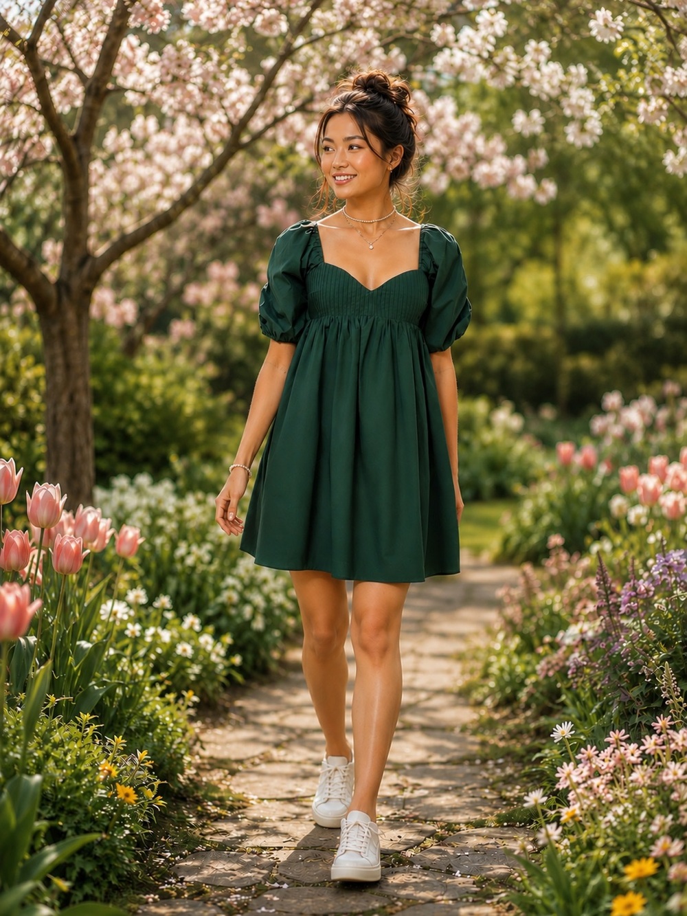 Tuckernuck Hyacinth House Sasha Mini Dress sz: S Green